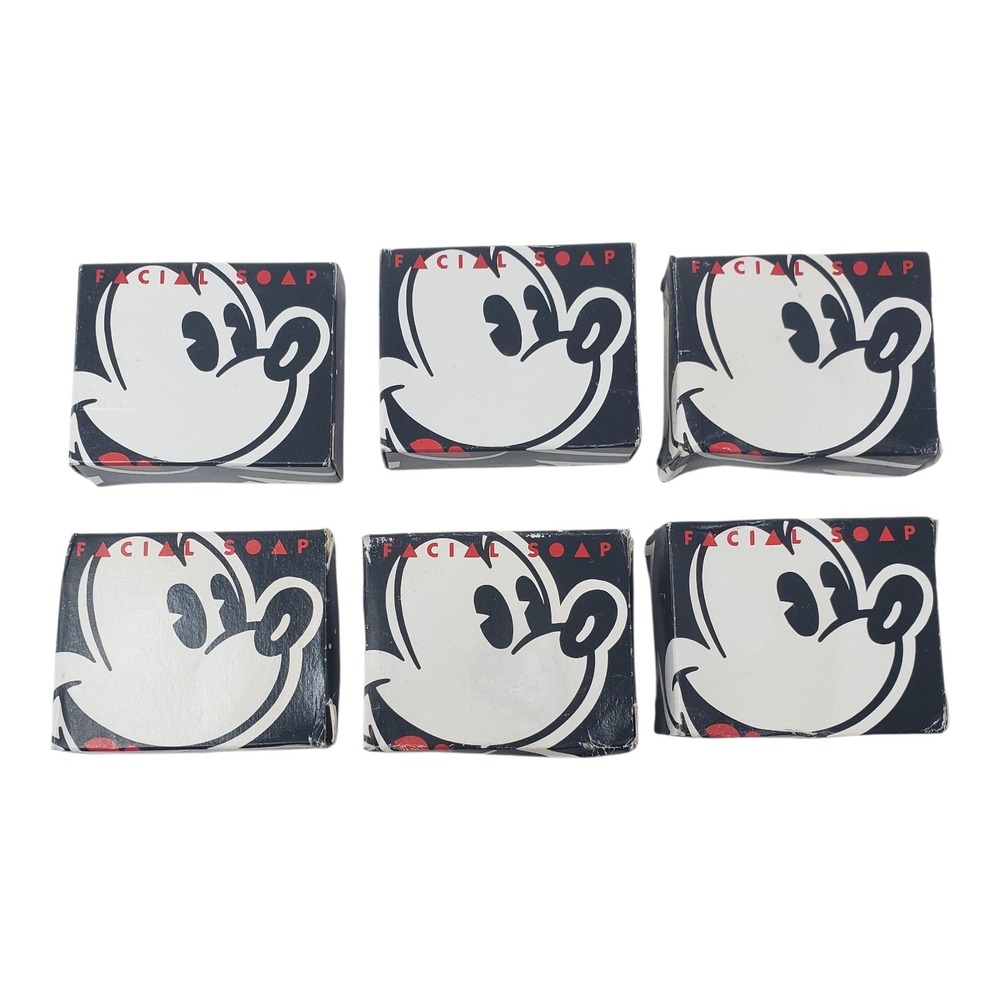 Walt Disney Resorts Mickey Mouse Club 1955 Facial Soap 6 Bar Set Vintage